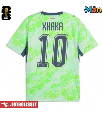 Schweiz Granit Xhaka #10 Bortatröja VM 2026 Kortärmad